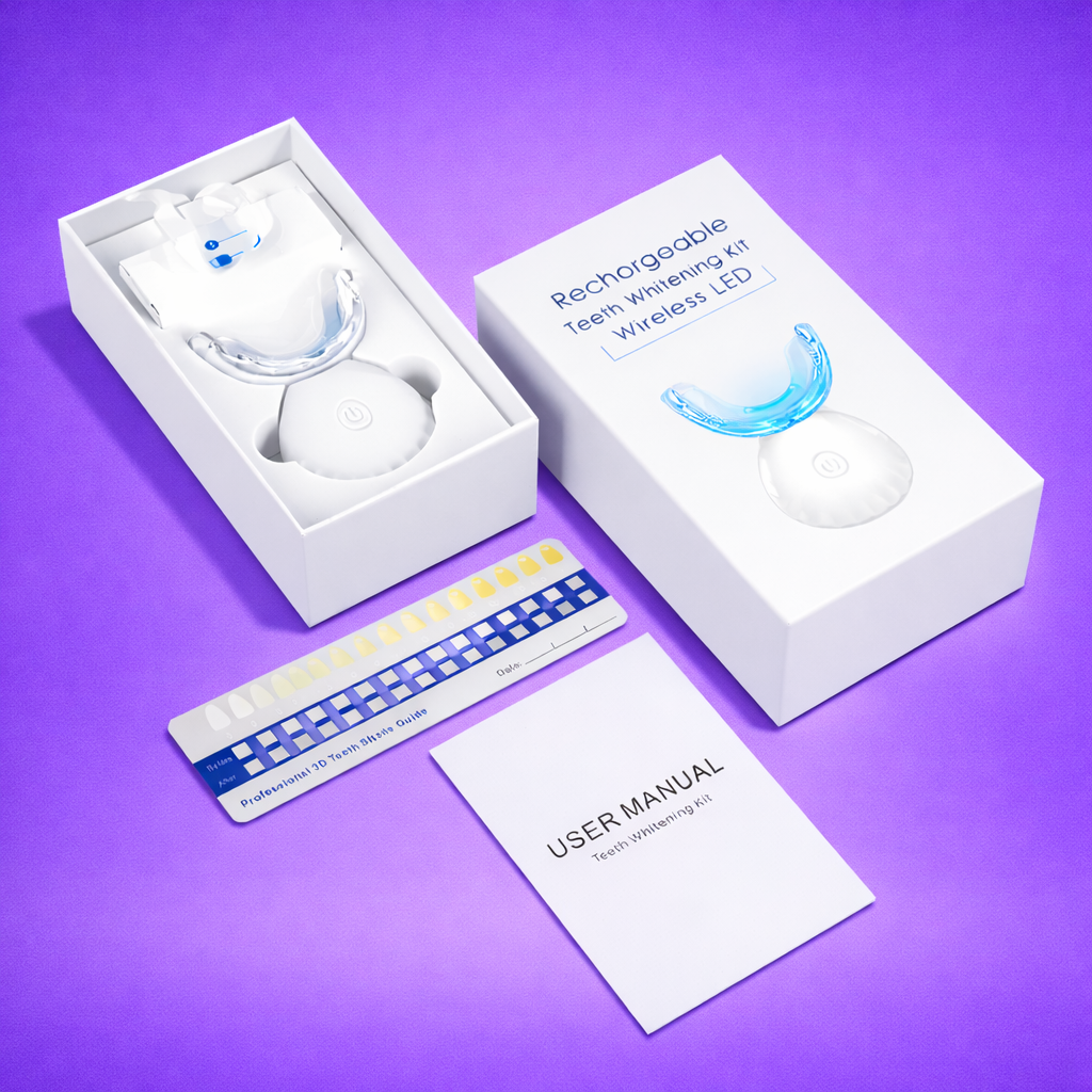 Wireless Teeth Whitening Kit – LED & Charging Set
